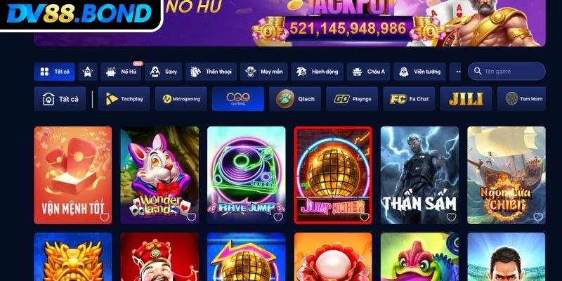 Nổ Hũ CQ9 DV88 Khám Phá Sân Chơi Slot Đẳng Cấp Thưởng Lớn 1 Khám phá thế giới nổ hũ CQ9 DV88